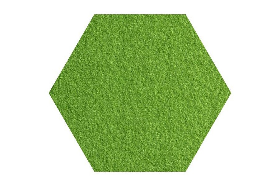 Dekoratiivpaneel FLATLINE - HEX 200 (roheline COL6011)