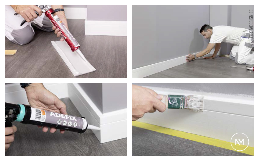 ADEFIX liim - hermeetik põrandaliistude paigaldamiseks