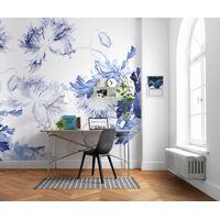 Fototapeet Blue Silhouettes X7-1093 (Komar)