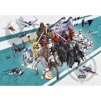 Fototapeet Star Wars Cartoon Collage Wide DX8-073 (Komar)
