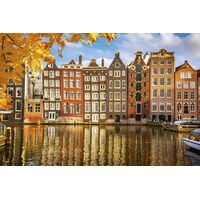 Fototapeet Amsterdam's Canal Houses, 375×250 cm