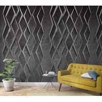 Tapeet Smart Art 47238 - Dark Silver Zigzag