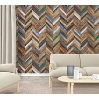 Tapeet Smart Art 47245 - Multi-Colored Herringbone