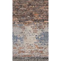 Tapeet Smart Art 47253 - Brick Wall With Azulejo