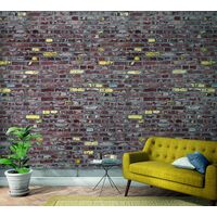 Tapeet Smart Art 47255 - Dark Red Brick