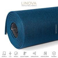 Tekstiilpaneel (tumesinine) 65×280 cm