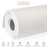 Tekstiilpaneel (soe valge) 65×280 cm