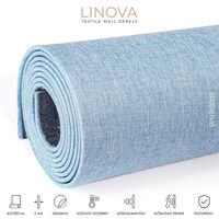 Tekstiilpaneel (helesinine) 65×280 cm