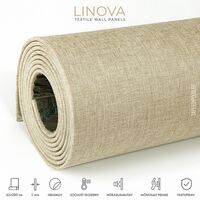 Tekstiilpaneel (beež) 65×280 cm