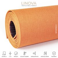 Tekstiilpaneel (oranž) 65×280 cm