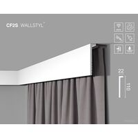 Kardinaprofiil CF2S Wallstyl, 110×22 mm