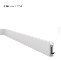 Led-põrandaliist IL10 Wallstyl, 80×23 mm