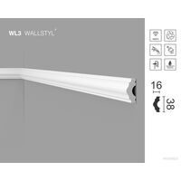 Dekotratiivliist WL3 Wallstyl, 38×16 mm