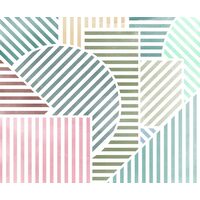 Fototapeet Komar FLX6-039 - Jeux de Lignes Bonbon