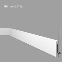 Põrandaliist FD1 Wallstyl, 100×15 mm