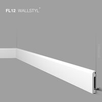 Põrandaliist FL12 Wallstyl, 80×13 mm