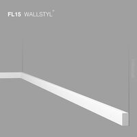 Мини плинтус FL15 Wallstyl, 10×18 мм