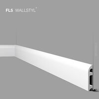 Põrandaliist FL5 Wallstyl, 100×20 mm