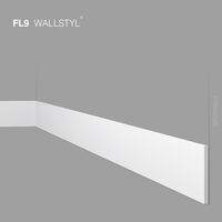 Põrandaliist FL9 Wallstyl, 100×8 mm