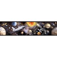 Наклейка-бордюр RMK1002BCS Space Travel Border