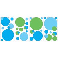 Декоративная наклейка  RMK1135SCS Wallpockets Blue & Green