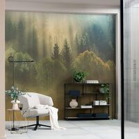 Фотообои Komar SHX7-205 - Misty Forest Sunrise