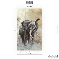 Pilttapeet Smart Art 33099 Elephant, 159×270 cm
