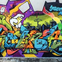 Pilttapeet Smart Art 46604 Graffiti Cleo, 212×270 cm