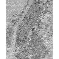 Pilttapeet NYC Map P033-VD2 - 200×250 cm