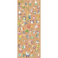 Pilttapeet Animals A-Z P036-VD1 - 100×250 cm