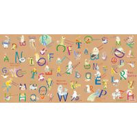 Pilttapeet Animals A-Z P036-VD5 - 500×250 cm