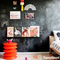 Обои для рисования мелом в детской