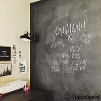 Обои для рисования мелом в квартире