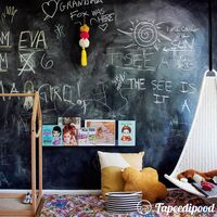 Обои для рисования мелом в детской