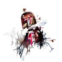 Фотообои Star Wars Watercolor Boba Fett IADX5-021