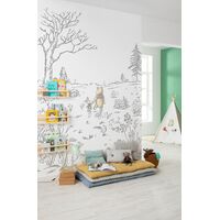 Фотообои Winnie Pooh Walk IADX4-043