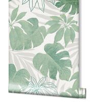 Tapeet Avalon 31604 Monstera and schefflera leaves