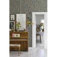 Обои Sandberg Löfstad 830-78 Charlotta Forest Green