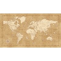 Фотообои Vintage World Map IAX10-0027