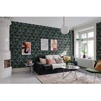 Обои RebelWalls - Petite Peacock Plumage R18553