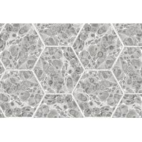 Tapeet RebelWalls - Marbled Hexagon Tiles R18558