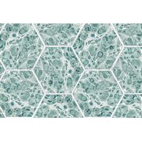 Tapeet RebelWalls - Marbled Hexagon Tiles R18559