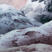 Fototapeet Shadow Mountain INX6-007