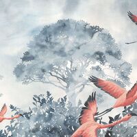 Fototapeet Flamingos in the Sky INX8-053