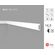 Dekoratiivliist WL10 Wallstyl, 30×14.5 mm