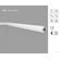 Dekoratiivliist WL7 Wallstyl, 25×13 mm