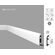 Напольный плинтус FL5 Wallstyl, 100×20 mm