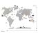 Sisustuskleebis HS60011 World Map