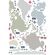 Sisustuskleebis HS60011 World Map