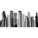 Sisustuskleebis RMK1602GM Cityscape